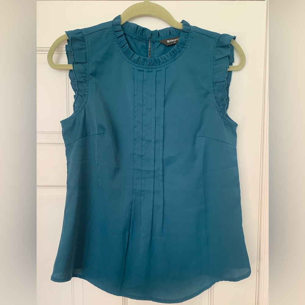 Pleated Blouse Tank Top